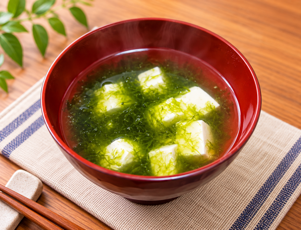 あおさと豆腐のお吸い物