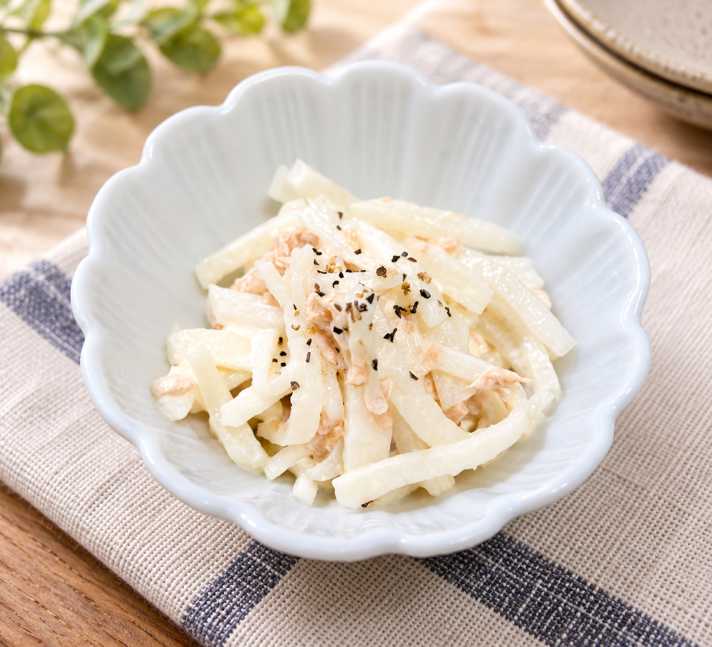 副菜に♪大根とツナのマヨサラダ