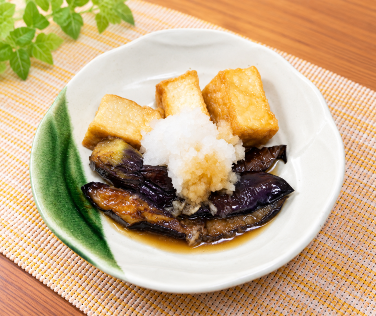 茄子と厚あげの揚げ出し